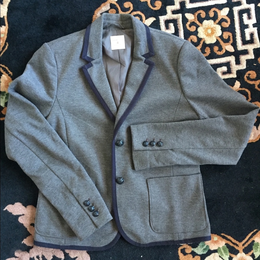 Gap grey academy blazer